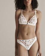 Load image into Gallery viewer, Evelyn Racerback Wireless Mesh Bra