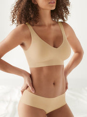 Norah Silken Seamless Bra - Beige